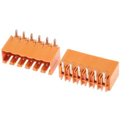 Weidmüller OMNIMATE SL Series Pluggable Terminal Block, 6 Contacts, 3.5 mm Pitch, Right Angle, 1605110000