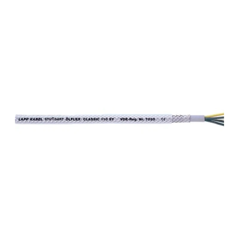 Lapp SY Control Cable, 4 Cores, 17 AWG, Unscreened, Transparent PVC Sheath, 50m Reel 1125204