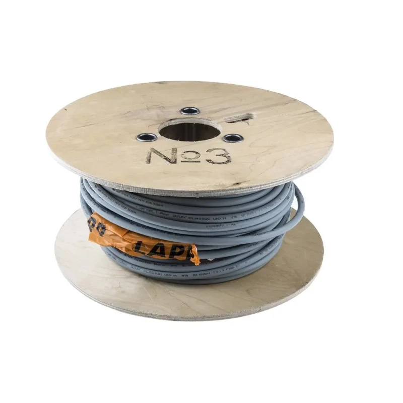 Lapp ÖLFLEX CLASSIC 130 H Control Cable, 7 Cores, 1.5 mm², 15 AWG, 50 m, Low Smoke Zero Halogen, Unscreened, Silver 1123114