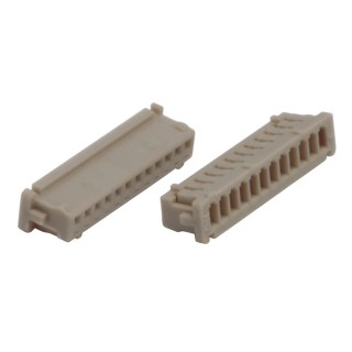 Hirose DF13 Female Connector Housing 12 Way 1 Row Straight 1.25 mm Pitch Polyamide 