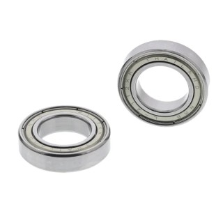 NMB 1 Row Deep Groove Ball Bearing Shielded Chromium Steel 12 mm ID 21 mm OD 5 mm L-2112KKRA1P25LY121