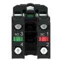 Schneider Electric Harmony XB5 Series Panel Mount Push Button Switch Black LED SPDT Slow Break 22 mm Cutout IP66 XB5AA25