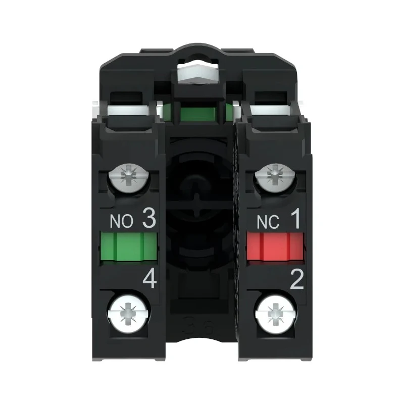 Schneider Electric Harmony XB5 Series Panel Mount Push Button Switch Black LED SPDT Slow Break 22 mm Cutout IP66 XB5AA25