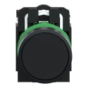 Schneider Electric Harmony XB5 Series Panel Mount Push Button Switch Black LED SPDT Slow Break 22 mm Cutout IP66 XB5AA25
