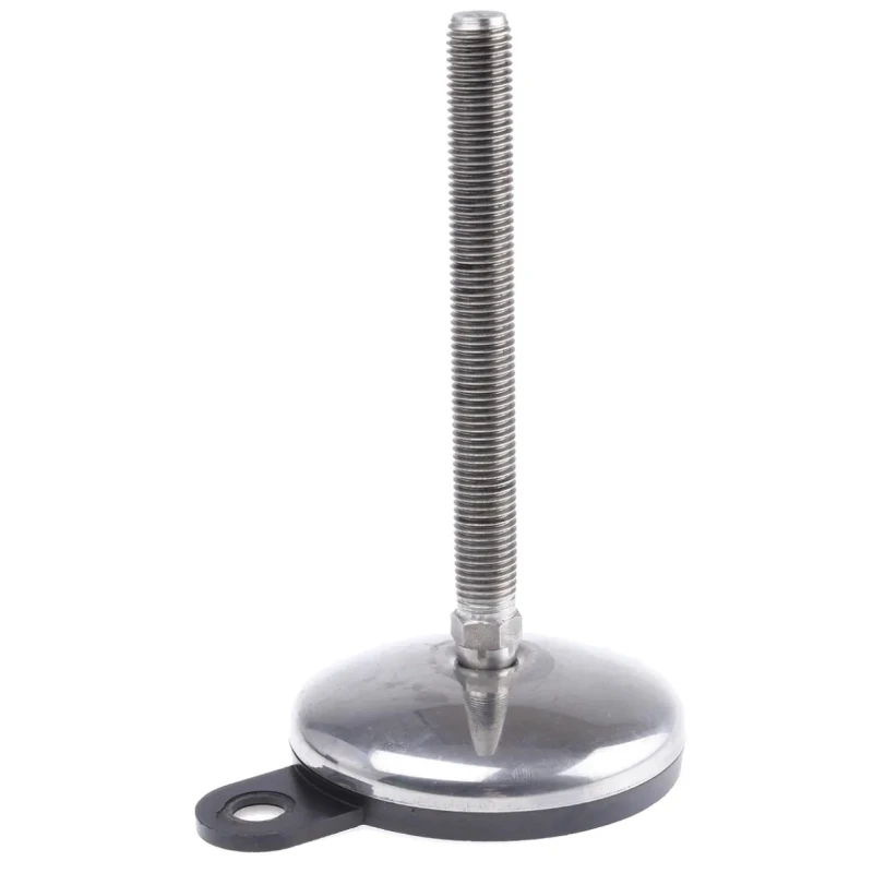 Nu-Tech Engineering Adjustable Foot M16 100mm Diameter Stainless Steel 1000kg 3.5° Tilt A205/008