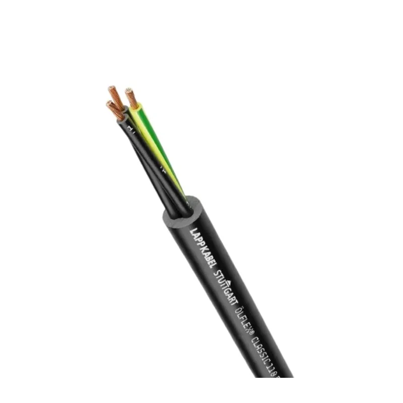Lapp ÖLFLEX CLASSIC 110 YY Control Cable, 2 Cores, 16 AWG, Unscreened, 50 m, Black PVC Sheath, 1120306