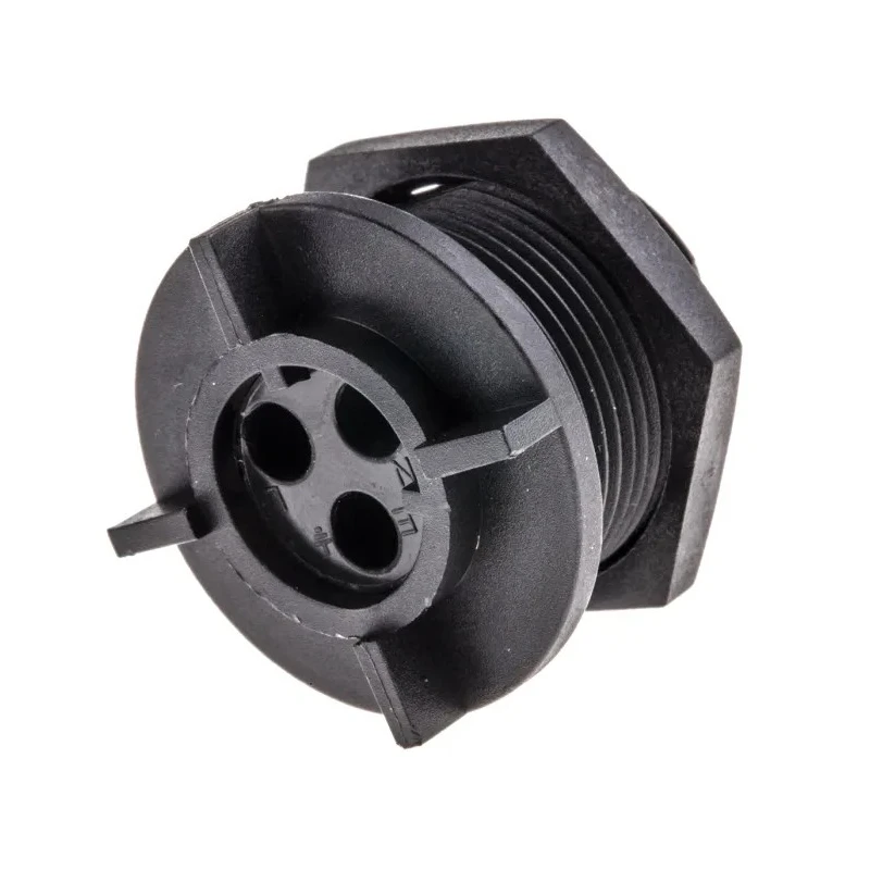 Bulgin Miniature Circular Connector, Socket, Rear Mount, 3 Contacts, Female, IP68, Buccaneer 400 Series, 250V, 8A PX0413/03S