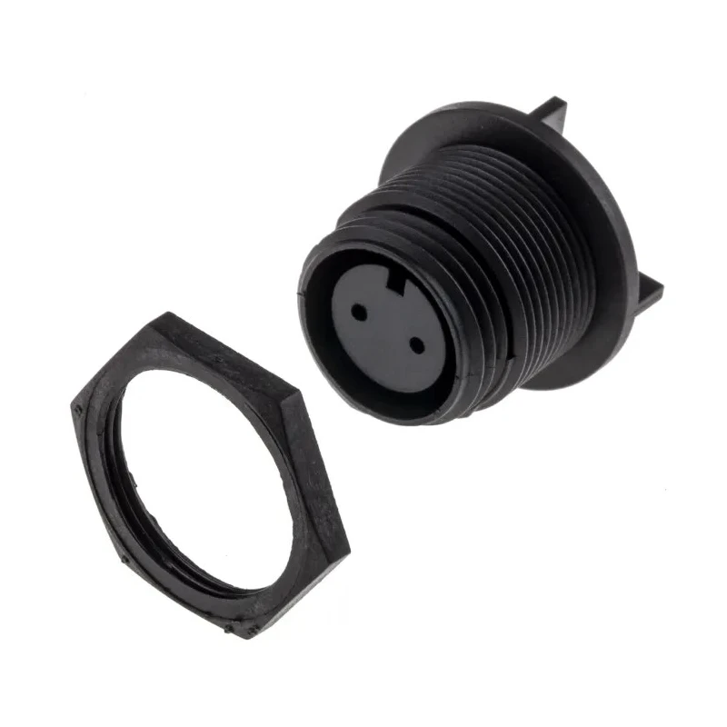 Bulgin Miniature Circular Connector 2 Contacts, Rear Socket, Female, IP68, 8A, Buccaneer 400 Series PX0413/02S