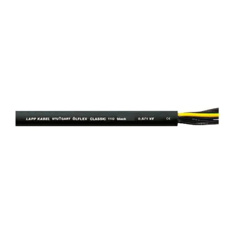 Lapp ÖLFLEX CLASSIC 110 YY 3 Core 18 AWG Unscreened Control Cable, 50m PVC Sheath Black 1120267