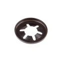 RS PRO Enamelled Steel Open Push-On Fastener, 4.8 mm Shaft, Steel, Enamelled Finish, 11.4 mm OD, RoHS, 172-436