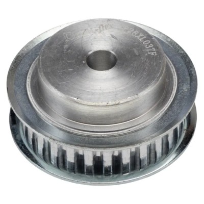 RS PRO Aluminium Timing Belt Pulley, 28 Teeth, 9.5 mm Belt Width, 5 mm Pitch, 45.28 mm Pitch PB TYPE XL 037 28 TOOTH PULLEY