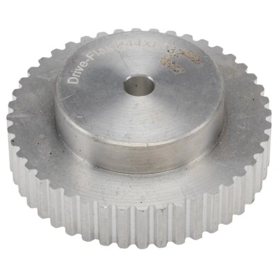 RS PRO Aluminium Timing Belt Pulley, 14.3 mm Belt Width, 5 mm Pitch, 44 Teeth, PB TYPE XL 037 44 TOOTH PULLEY