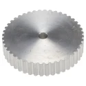 RS PRO Aluminium Timing Belt Pulley, 14.3 mm Belt Width, 5 mm Pitch, 44 Teeth, PB TYPE XL 037 44 TOOTH PULLEY