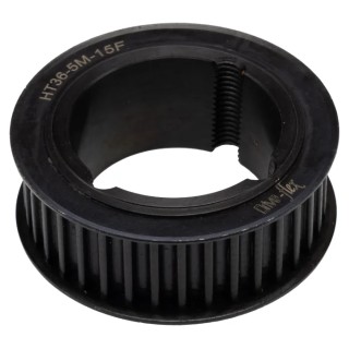 RS PRO Timing Belt Pulley Steel, 22 mm Belt Width, 5 mm Pitch, 36 Teeth HTD PULLEY 5X15X36