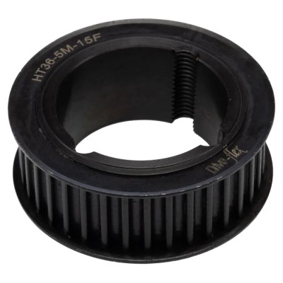 RS PRO Timing Belt Pulley Steel, 22 mm Belt Width, 5 mm Pitch, 36 Teeth HTD PULLEY 5X15X36