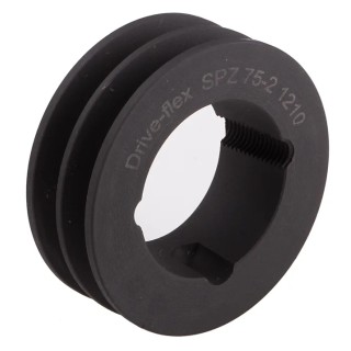 RS PRO Steel Cast Iron Pulley 3 Tooth, 32mm Bore, SPZ/Z PULLEY 75X2