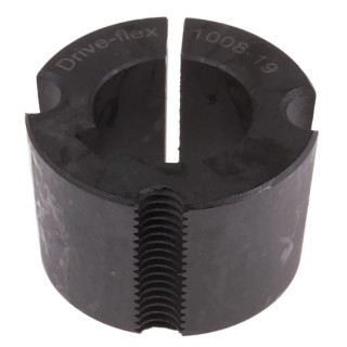 RS PRO Taper Bush 35 mm OD x 22 mm Length, Cast Iron, Bore 19 mm, Bush No. 1008, Maximum Tightening Torque 5.6 Nm 184-369
