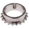RS PRO 20 Tooth Steel Taper Bush Sprocket 08 B-1, Pitch Diameter 81.19mm, Width 25mm 184-167