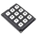 EOZ  IP40 12-Key Polycarbonate Keypad, 4 x 3 Layout, Common Point Output