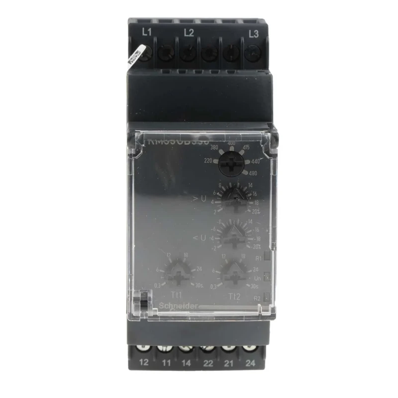 Schneider Electric 3 Phase Monitoring Relay DPDT DIN Rail 528V AC RM35UB330