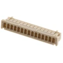 Hirose Male Connector Housing, 1.25 mm Pitch, 15 Way, 1 Row, Cable Mount, Polyamide DF13