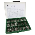 RS PRO Stainless Steel Pozidriv Drive Self-Tapping Screw/Bolt Kit, 890 Pieces, A2 Grade, 180-796