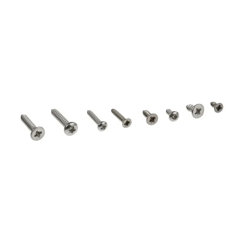 RS PRO Stainless Steel Pozidriv Drive Self-Tapping Screw/Bolt Kit, 890 Pieces, A2 Grade, 180-796