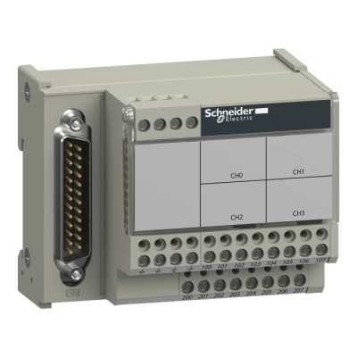Schneider Electric Modicon X80 Series Base for Advantys ABE7 Telefast Pre-Wired System, IP20, Screw Terminals ABE7CPA412