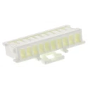 Molex MicroClasp Female Connector Housing 10 Way, 2 mm Pitch, Single Row, Nylon, Straight Cable Mount 51382-1000