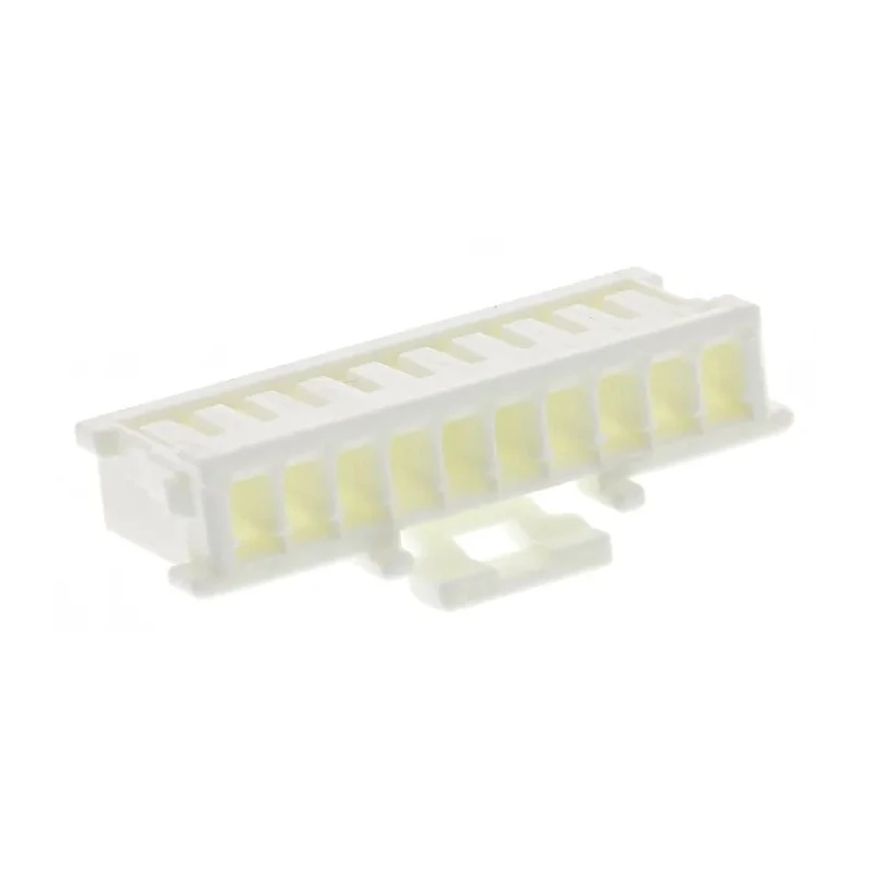 Molex MicroClasp Female Connector Housing 10 Way, 2 mm Pitch, Single Row, Nylon, Straight Cable Mount 51382-1000