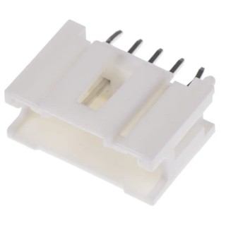 Molex MicroClasp Series Straight Through Hole PCB Header, 5 Contacts, 2 mm Pitch, 1 Row, Shrouded 55932-0510