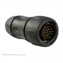 Souriau Sunbank by Eaton Circular Connector 19 Contacts, Cable, Standard, Male Socket, IP68, IP69K, Bayonet UTS6JC1419P