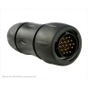 Souriau Sunbank by Eaton Circular Connector 19 Contacts, Cable, Standard, Male Socket, IP68, IP69K, Bayonet UTS6JC1419P