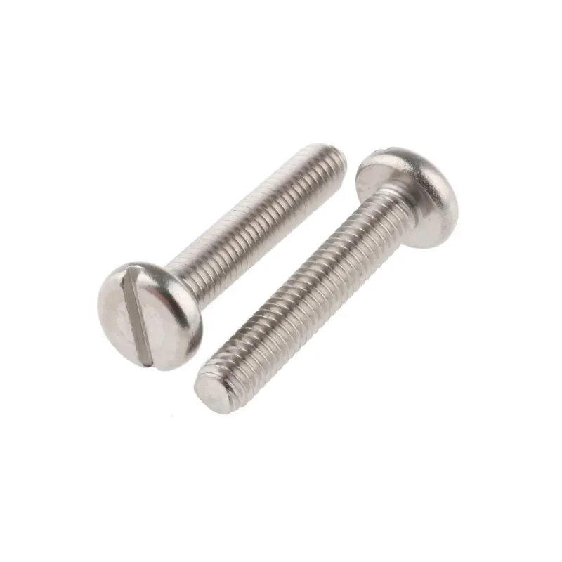 RS PRO Slot Pan Head Stainless Steel Machine Screw, M3 Thread, 16 mm Length, A2 Grade, Slot Drive, DIN 85, 189-333