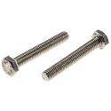 RS PRO Stainless Steel Hex Bolt M6 x 40 mm A4 Type 316 Fully Threaded DIN 933 190-210