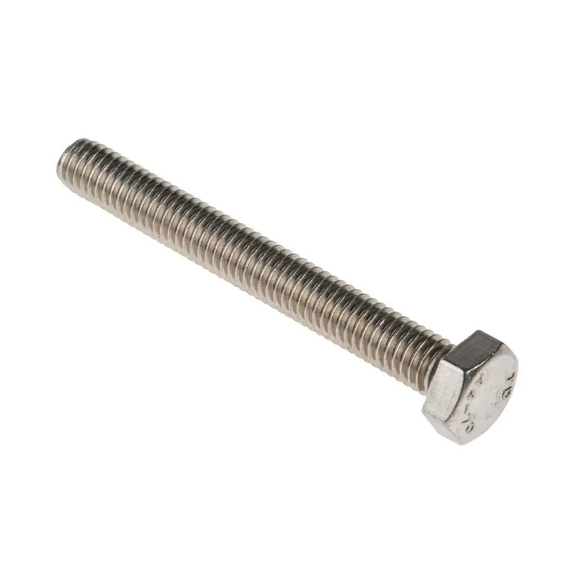 RS PRO Stainless Steel Hex Bolt M6 x 50 mm A4 Type 316 Fully Threaded DIN 933 190-232