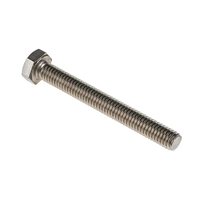 RS PRO Stainless Steel Hex Bolt M6 x 50 mm A4 Type 316 Fully Threaded DIN 933 190-232