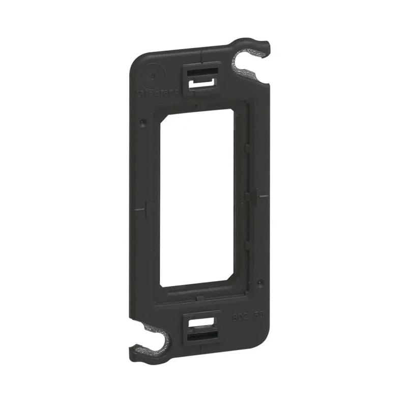 Legrand Black 1 Gang Frame, Polyamide & Galfan Steel, 70.9 x 33.4 x 7.2 mm, Céliane Range 0 802 50