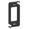 Legrand Black 1 Gang Frame, Polyamide & Galfan Steel, 70.9 x 33.4 x 7.2 mm, Céliane Range 0 802 50