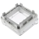 Legrand Mosaic Grey Polycarbonate Light Switch Frame 64.7mm x 64.1mm x 21.5mm IP55 0 695 80