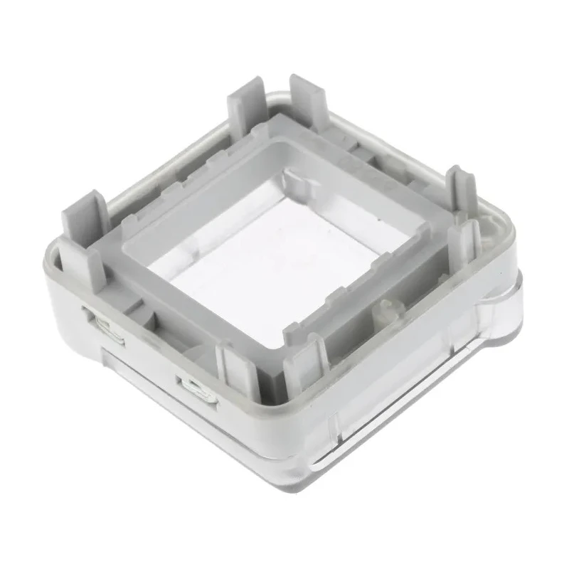 Legrand Mosaic Grey Polycarbonate Light Switch Frame 64.7mm x 64.1mm x 21.5mm IP55 0 695 80