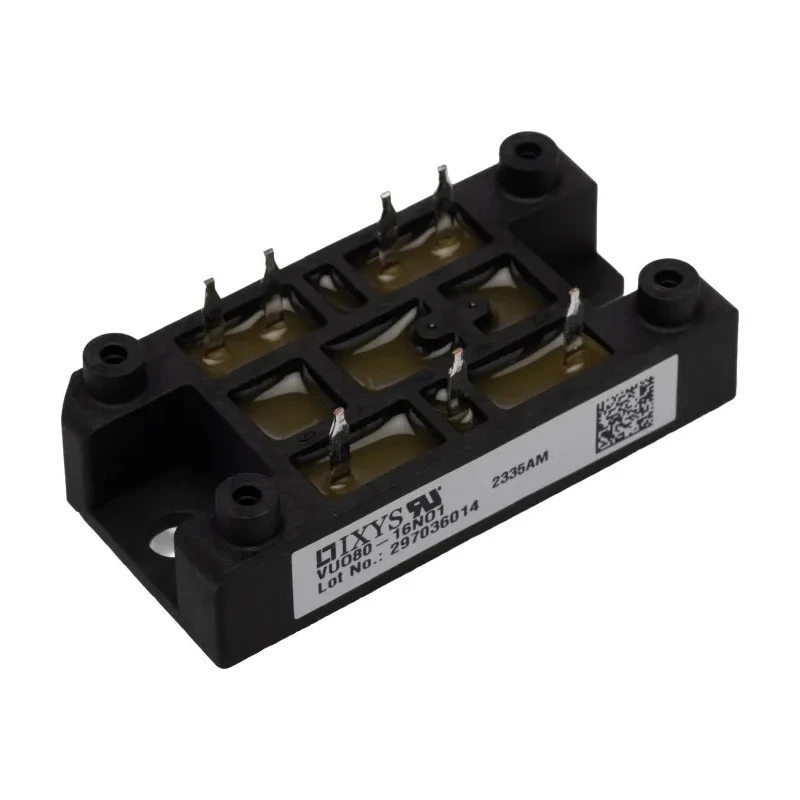 IXYS Bridge Rectifier Module 1600V 640A 5-Pin Panel V1-A-Pack VUO80-16NO1