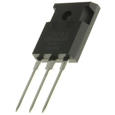 IXYS HiperFET Polar N-Channel MOSFET, 88A, 300V, Enhancement, TO-247, 3 Pin IXFH88N30P