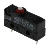 ZF Button Micro Switch, Solder Terminal, 6A, 250V AC, SPST, IP6K7 DC1B-A1AA