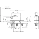 ZF Button Micro Switch, Solder Terminal, 6A, 250V AC, SPST, IP6K7 DC1B-A1AA