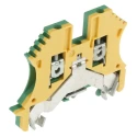 Weidmüller 2-Way WPE 2.5 Earth Terminal Block 25mm², 800V, Screw Termination, Wemid Housing, ATEX 1010000000
