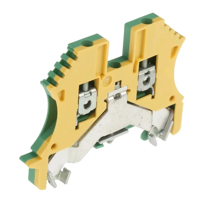 Weidmüller 2-Way WPE 2.5 Earth Terminal Block 25mm², 800V, Screw Termination, Wemid Housing, ATEX 1010000000