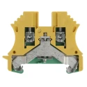 Weidmüller 2-Way WPE 2.5 Earth Terminal Block 25mm², 800V, Screw Termination, Wemid Housing, ATEX 1010000000
