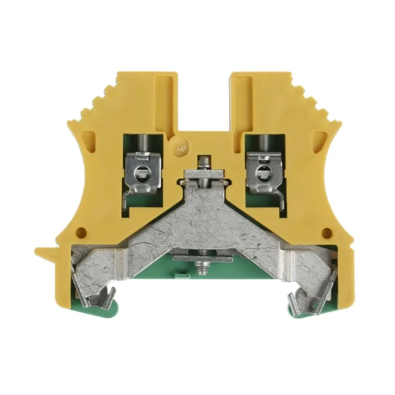 Weidmüller 2-Way WPE 2.5 Earth Terminal Block 25mm², 800V, Screw Termination, Wemid Housing, ATEX 1010000000