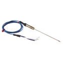 RS PRO Type T Hypodermic Thermocouple 100 mm Length, 1.6 mm Diameter, -75°C to 250°C, 316 Stainless Steel, 1.5 m 151-271